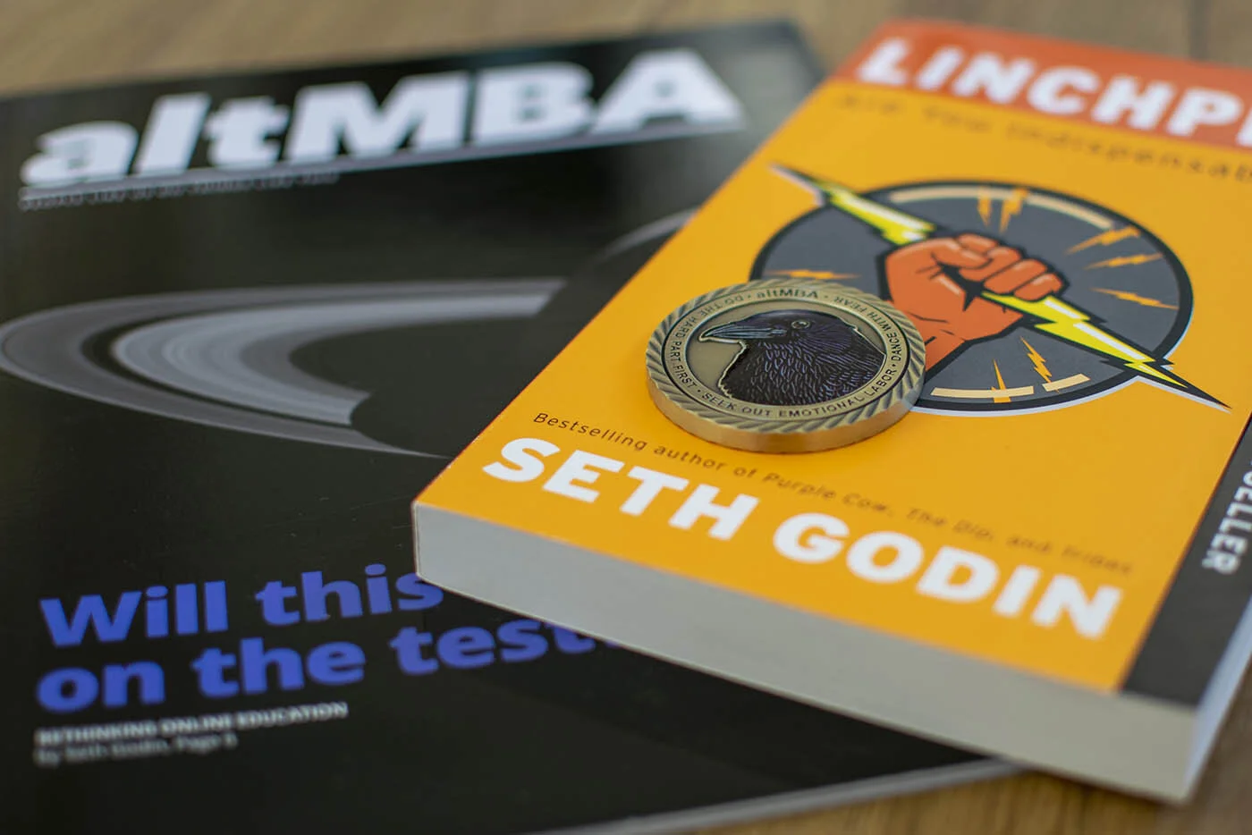 AltMBA books and Challenge Coin