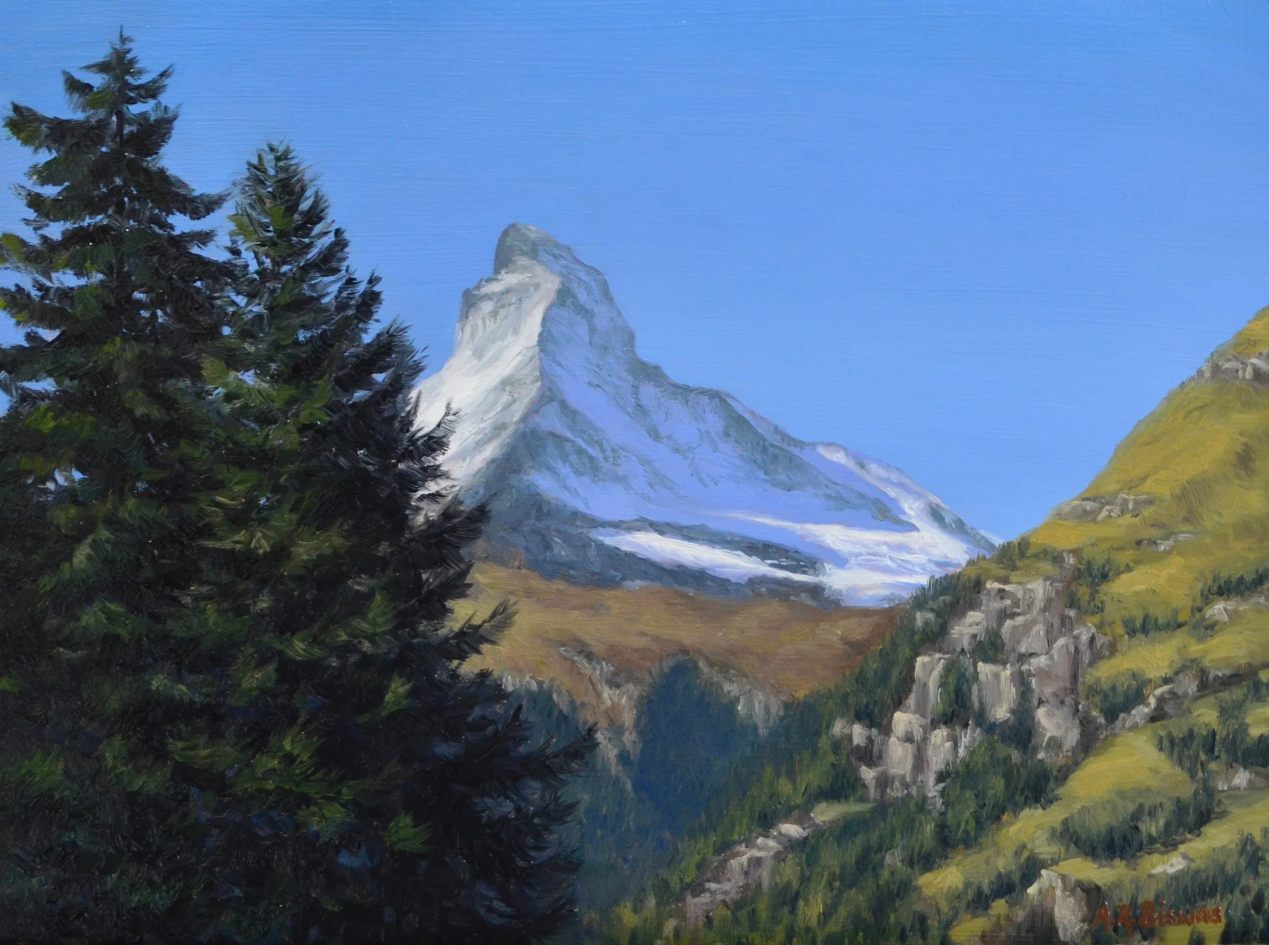 Matterhorn and the towering pines