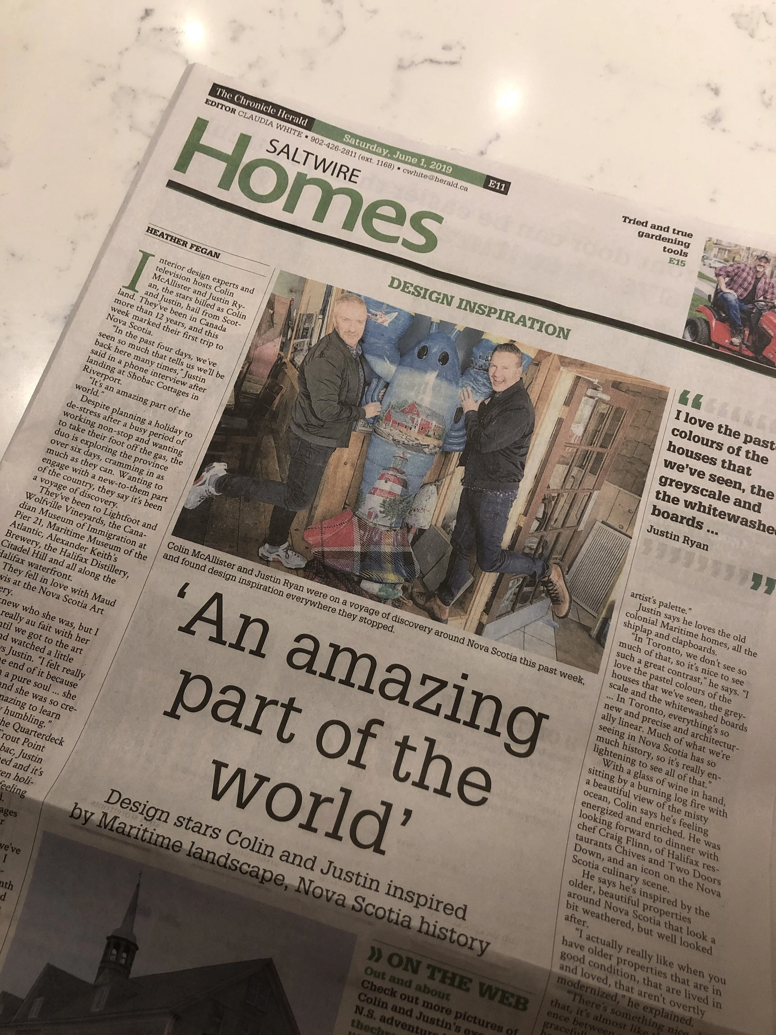 An interview with design stars Colin &amp; Justin