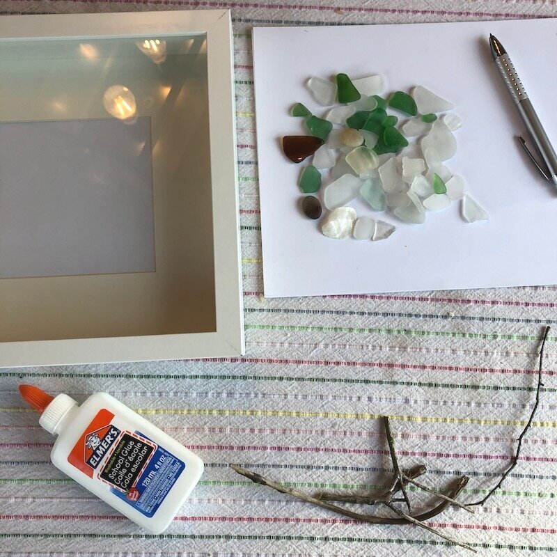 Easy, Quick Sea glass Craft!  Sea glass crafts, Sea glass diy, Glass crafts