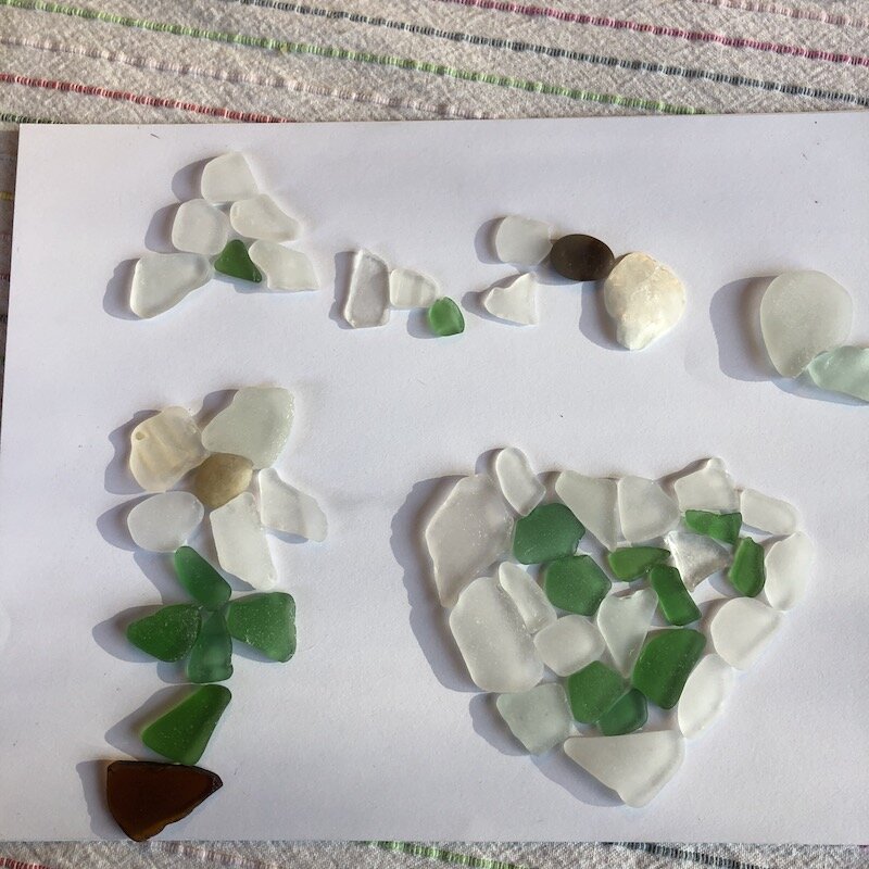 How to Make a Sea Glass Picture in Five Easy Steps — The Heather Chronicles
