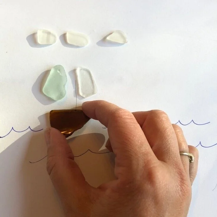 How to Make a Sea Glass Picture in Five Easy Steps 