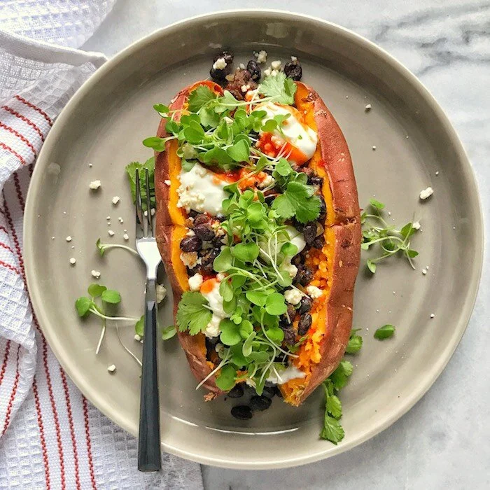 A Sweet Potato Dish for Spring