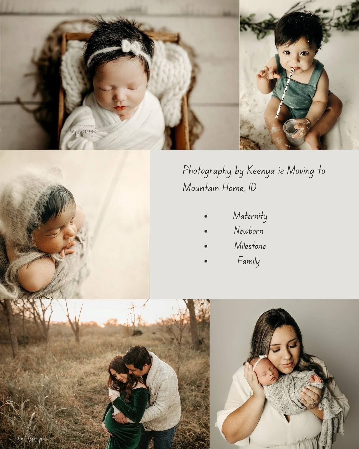Hi y'all! Photography by Keenya is soon to move to Mountain Home, ID. I'm very sad to leave my home state of Texas, but I'm also excited to explore a new area. Wish me luck! #mountainhomeidaho #mountainhomeidahophotographer #boise #boisephotographer 