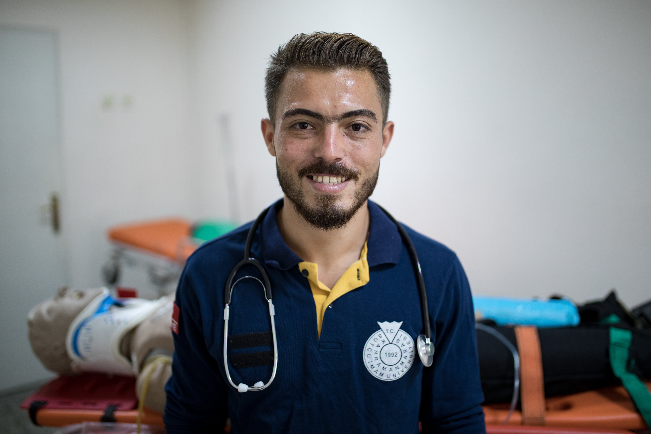 2018-07-02_Muhamed Najar, 24, Paramedic at Sütçü Imam Uni, Kaharamarmas, TK_0447.jpg