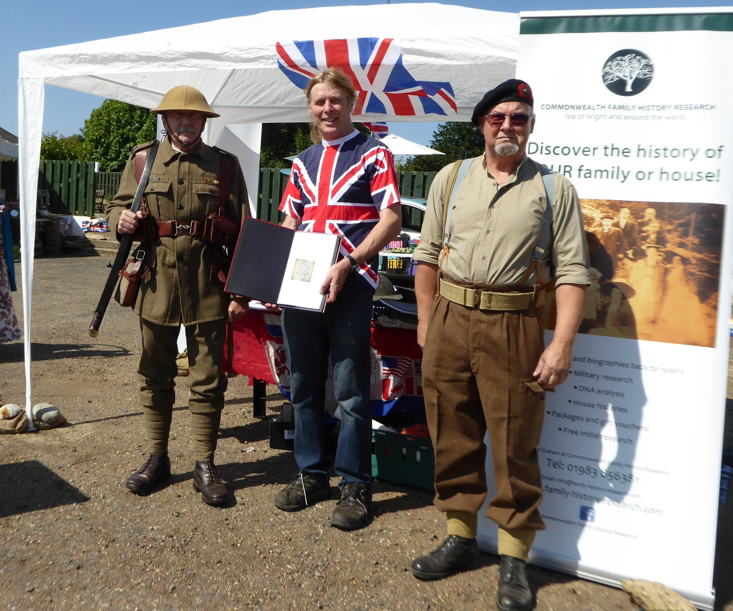 Meeting WW1 and WW2 soldiers at Wight Military and Heritage Museum