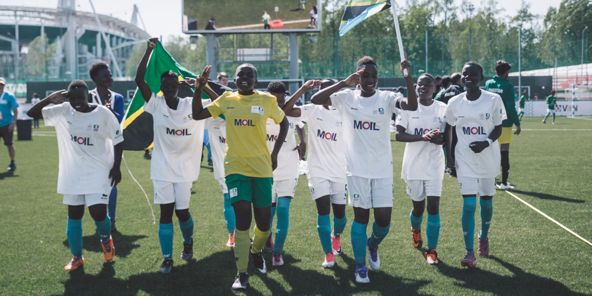 This Tanzanian Girls' Football Team Came Second in Moscow but Feel Triumphant