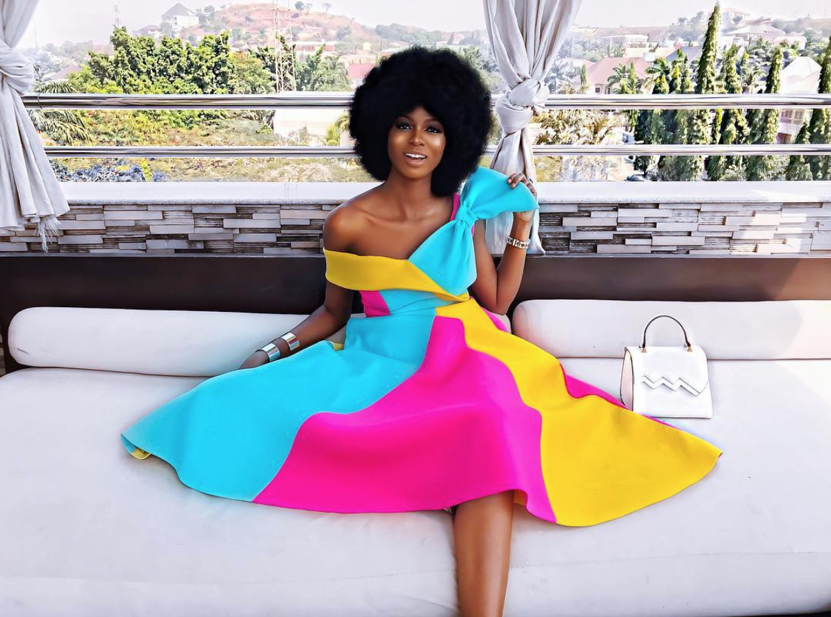 Olarslim's colourful and fashion- forward look is a big mood
