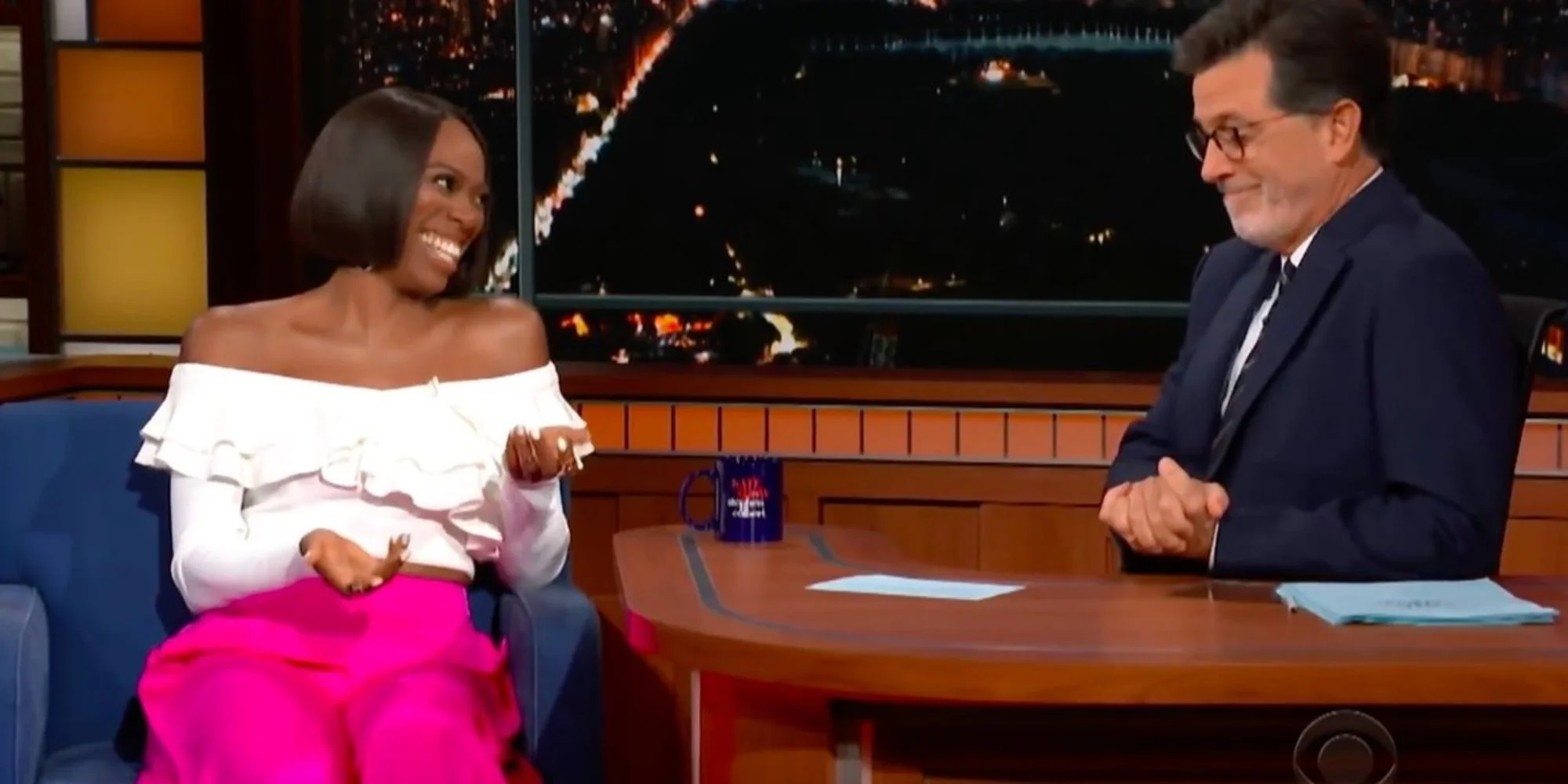Yvonne Orji Discusses Her Parents' Reaction to 'Racy' Episodes of 'Insecure' & More With Stephen Colbert