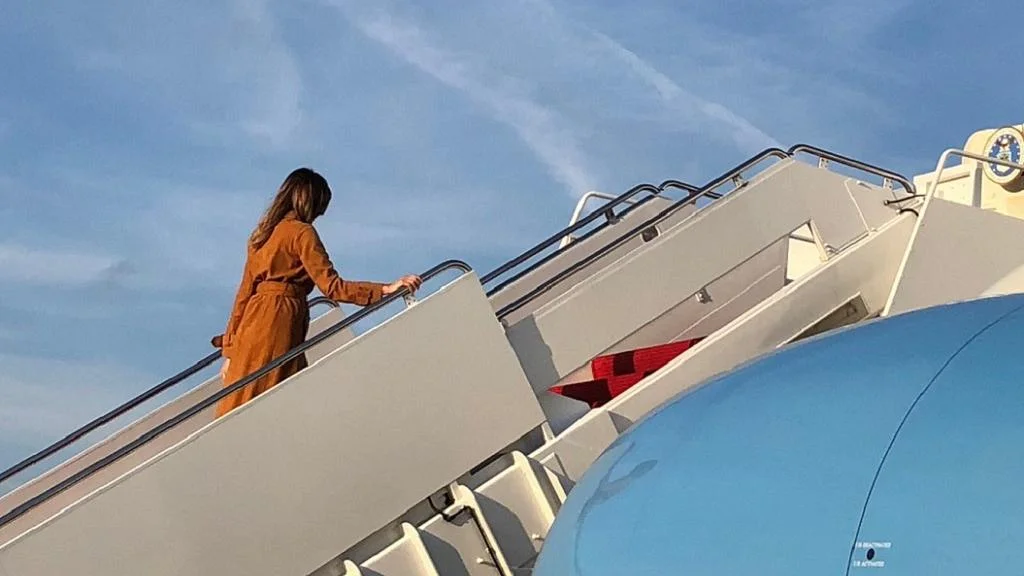 US First lady Melania Trump departs for trip to 'beautiful Africa'