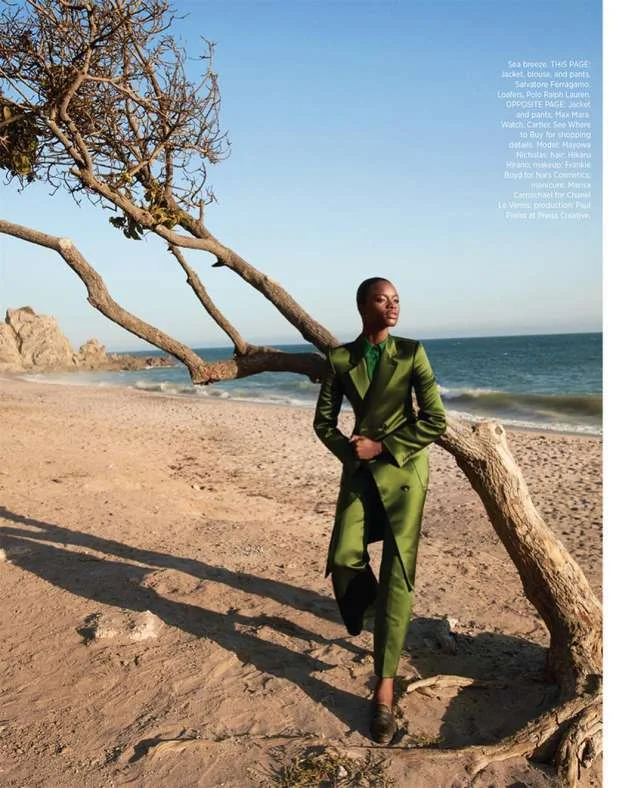 Mayowa-Nicholas-powers-dresses-for-Harper-Bazaar-October-issue-in-a-unique-green-satin-suit.jpg