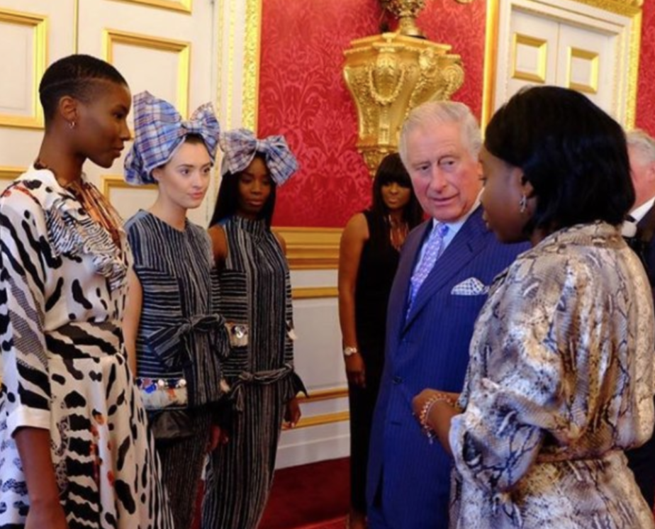 Two Nigerian luxury fashion brands among party hosted by the Prince of Wales and the Duchess of Cornwall