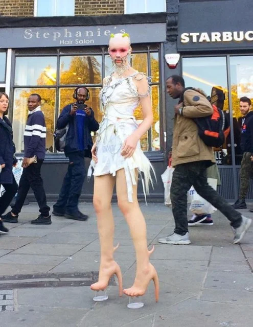 Would you wear high heels made out of 'human skin'? Well for $10,000 they could be yours!
