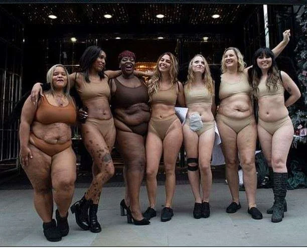 Why did plus-size women strip to their bikini?