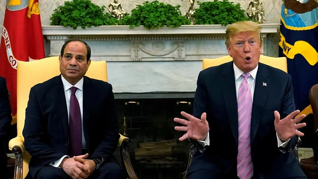 Trump hails 'Great President' Al-Sisi during White House meeting