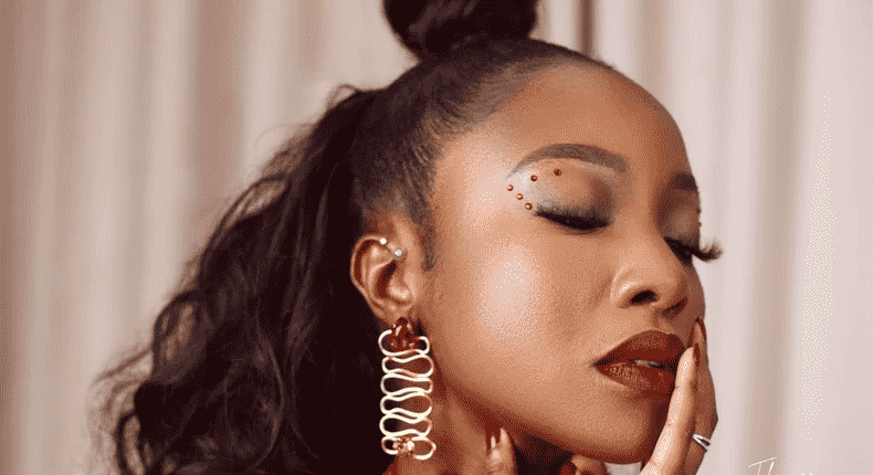 Ini Dima-Okojie makes a bold fashion statement at the premiere of Netflix’s original series ‘Blood Sisters’