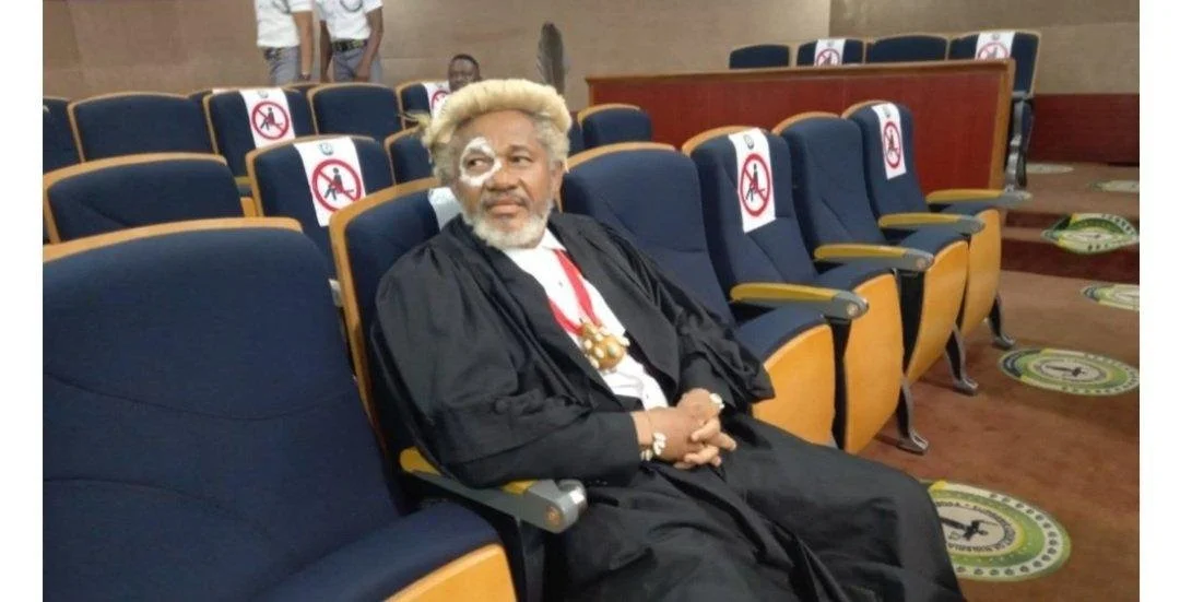 Drama as lawyer appears before the Supreme Court dressed as a native doctor