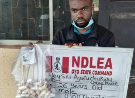Man excretes 47 wraps of cocaine
