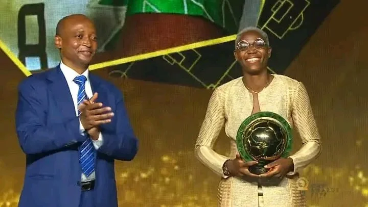 Oshoala wins CAF women award for fifth time