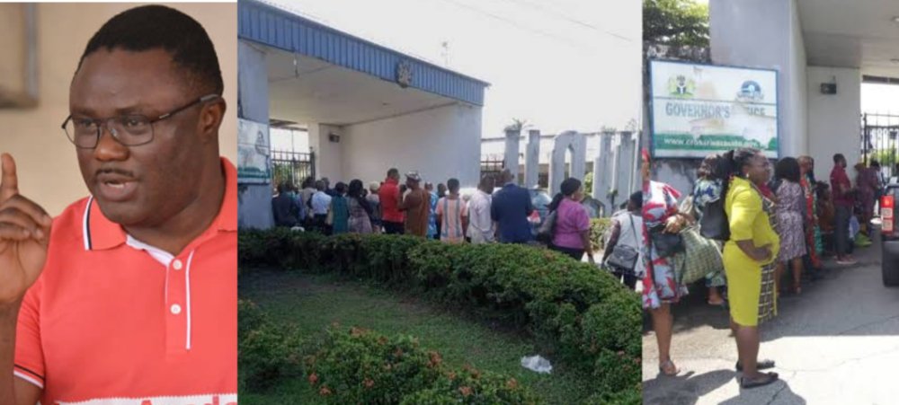 Again, Ayade locks out civil servants for lateness