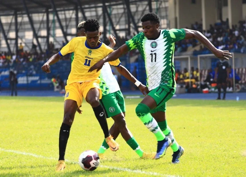 Nigeria beat Tanzania 2-0 in U-23 AFCON qualifiers