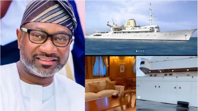 Femi Otedola rents yacht worth billions for 60th birthday