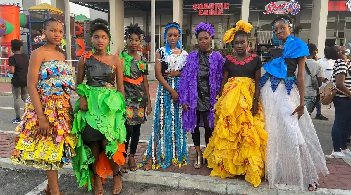 Fashion: Nigerian teens and conservation group turning trash into treasure