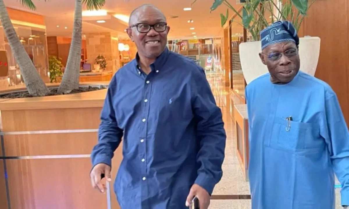 Obasanjo endorses Obi while the Atiku and Tinubu camps protest.