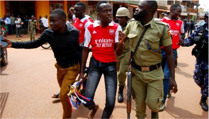 Wahala: Ugandan authorities arrest Arsenal fans celebrating victory against Man Utd