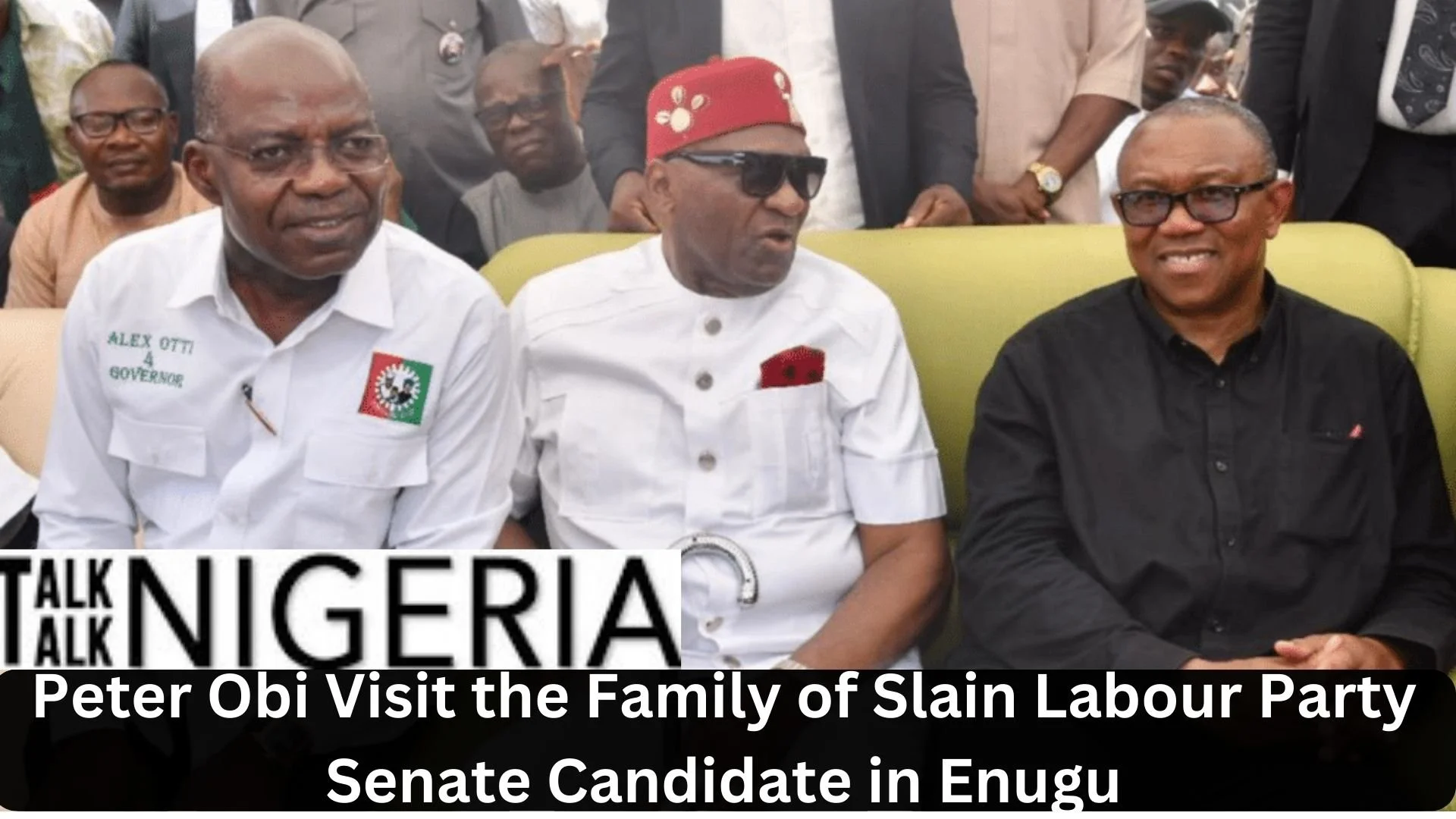 Peter Obi Visit the Family of Slain Labour Party Senate Candidate in Enugu