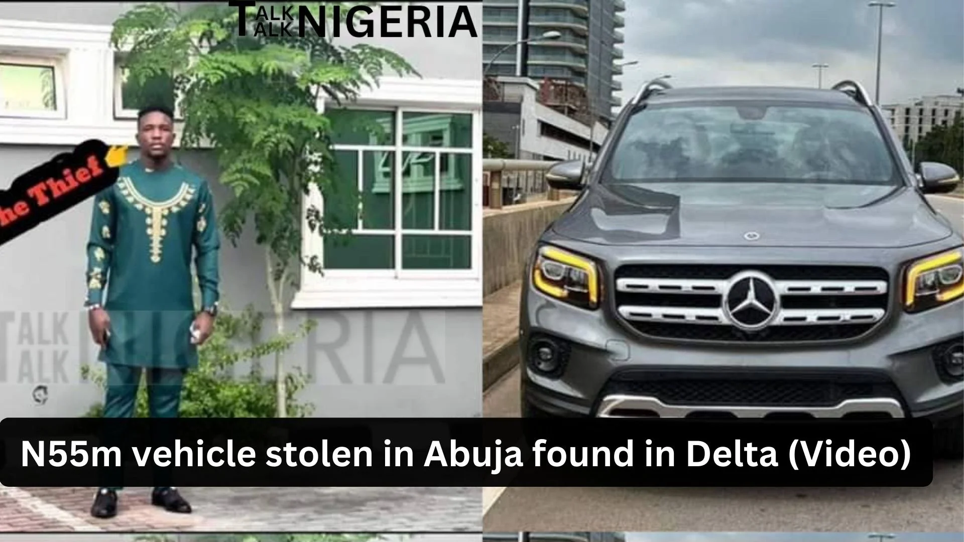 N55m vehicle stolen in Abuja found in Delta (Video)