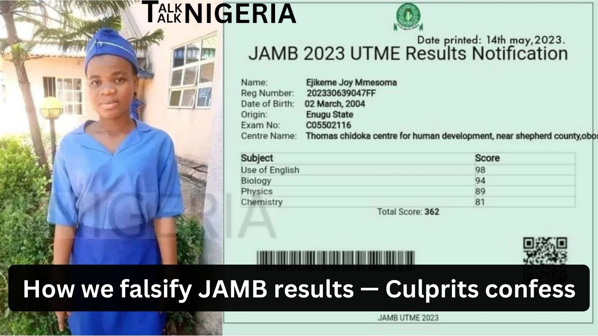 How we falsify JAMB results — Culprits confess