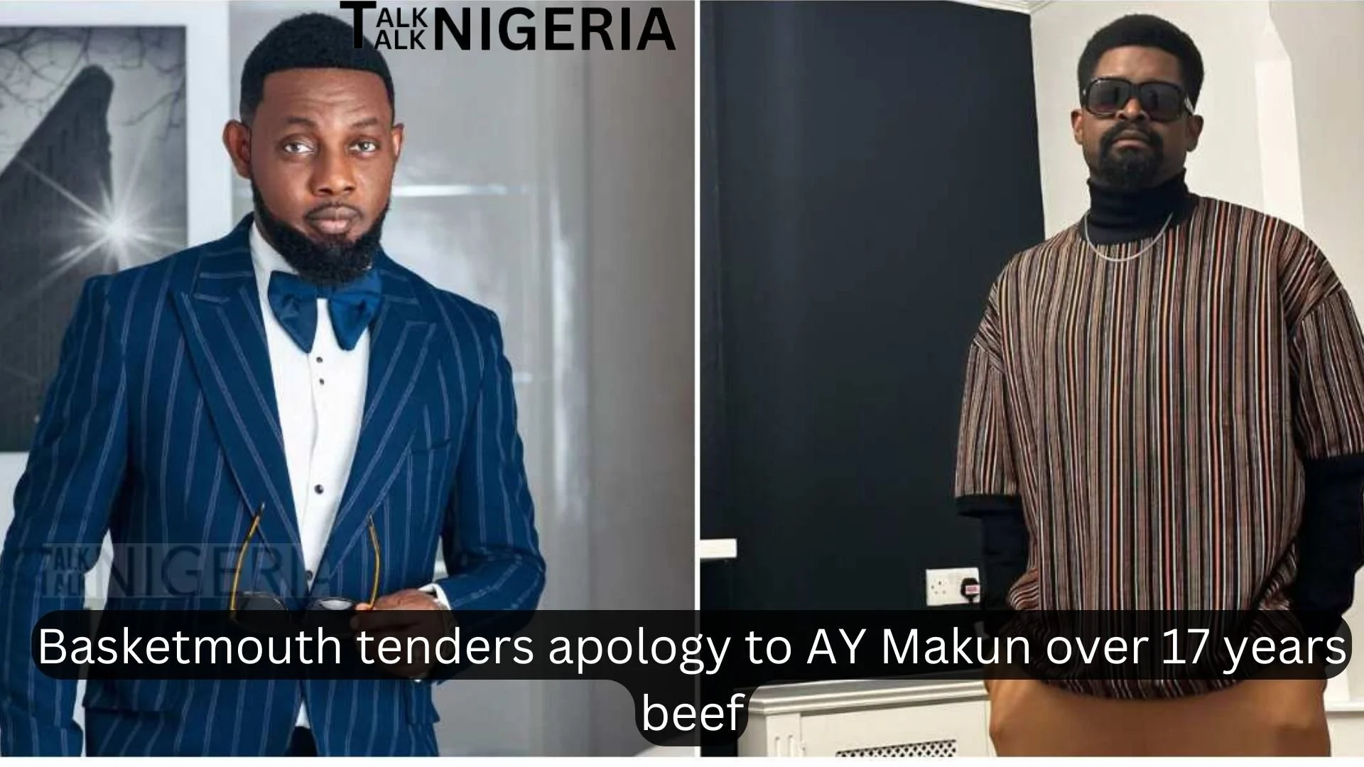 Basketmouth tenders apology to AY Makun over 17 years beef (Video)