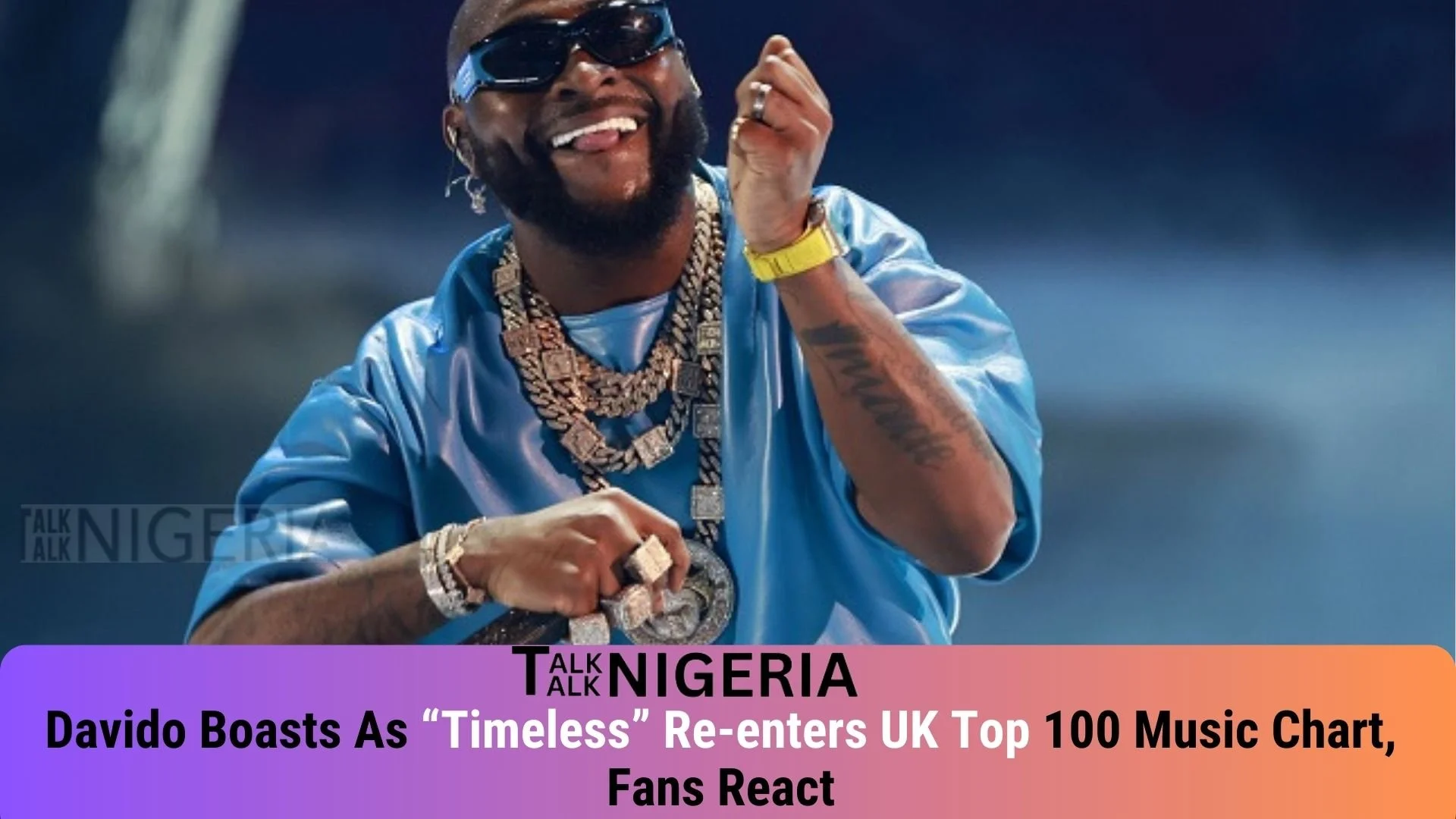 Davido Boasts As “Timeless” Re-enters UK Top 100 Music Chart, Fans React