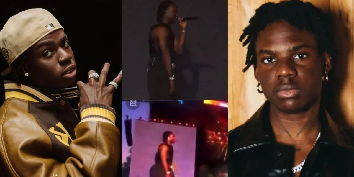 VIDEO: Moment Rema Walks Off Stage at Dreamville Festival in US Over Sound Issues
