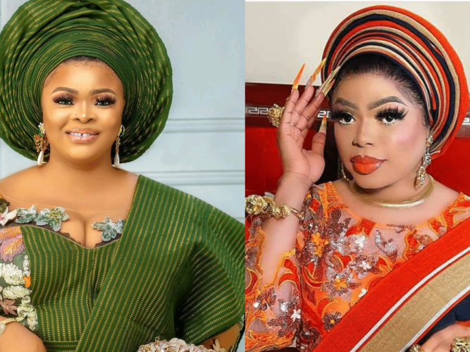 ACTRESS DAYO AMUSA REACTS TO BOBRISKY WINNING ‘BEST DRESSED FEMALE’ AT EVENT