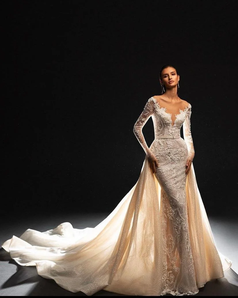 Transforming Wedding Gown into Night Dress