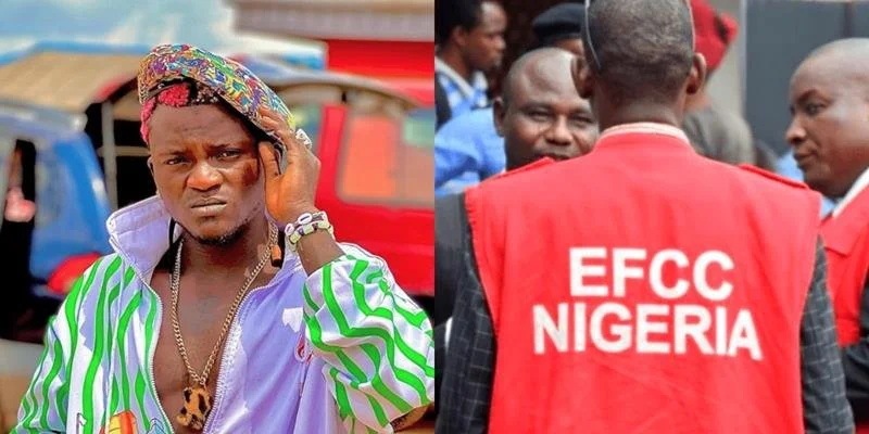 “Please forgive me if you have videos of me spraying money”- Portable pleads with EFCC