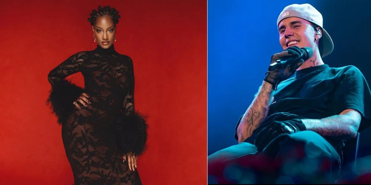 Tems gushes as Justin Bieber promotes her hit song