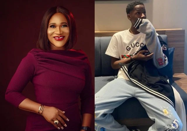Sunmbo Adeoye celebrates son, Zion Idibia at 16
