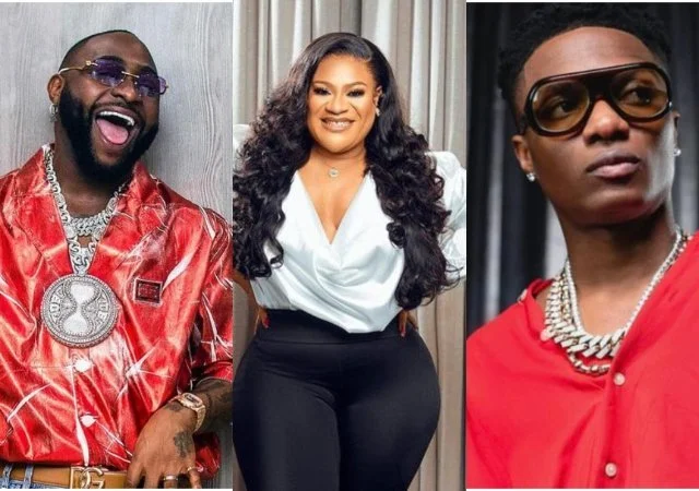 Davido lashes out at Nkechi Blessing with hot message for Wizkid