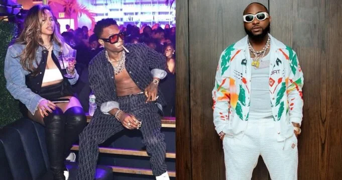 Netizens dig up old post of Wizkid’s partner, Jada accusing him of domest!c violencǝ moments after Davido called him a ‘woman bǝater’
