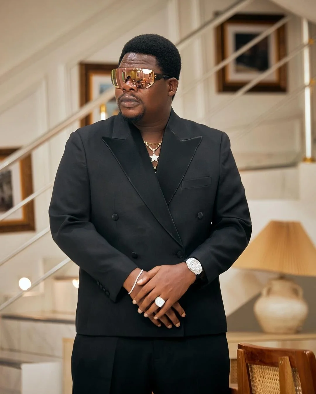 See Don Jazzy and D'banj surprise Mr Macaroni on his 31st birthday