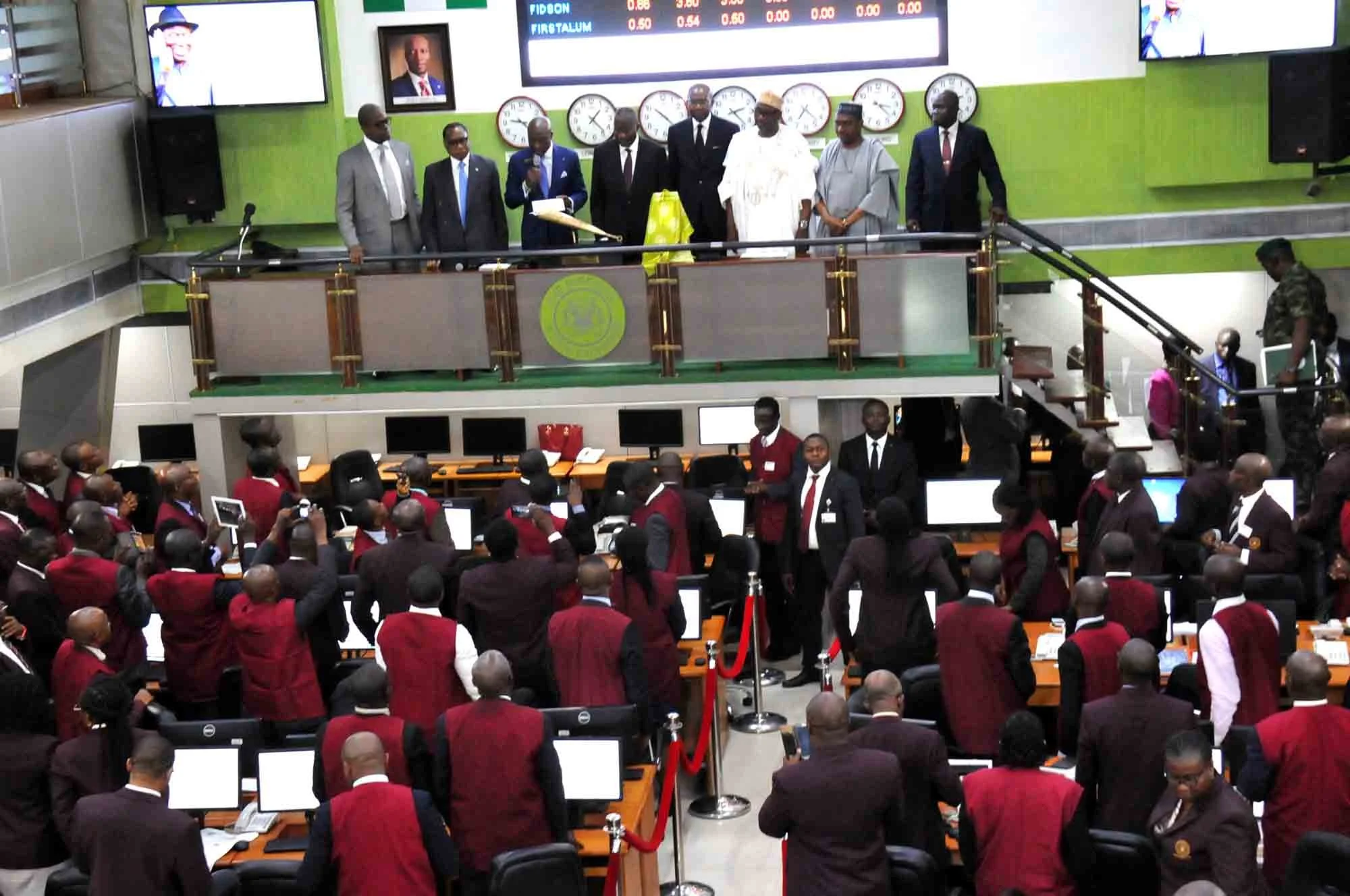 The stock market experiences a loss of N623 billion due to portfolio rebalancing.