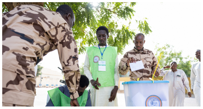Military-Ruled Chad Votes For President In Bloody Transition.