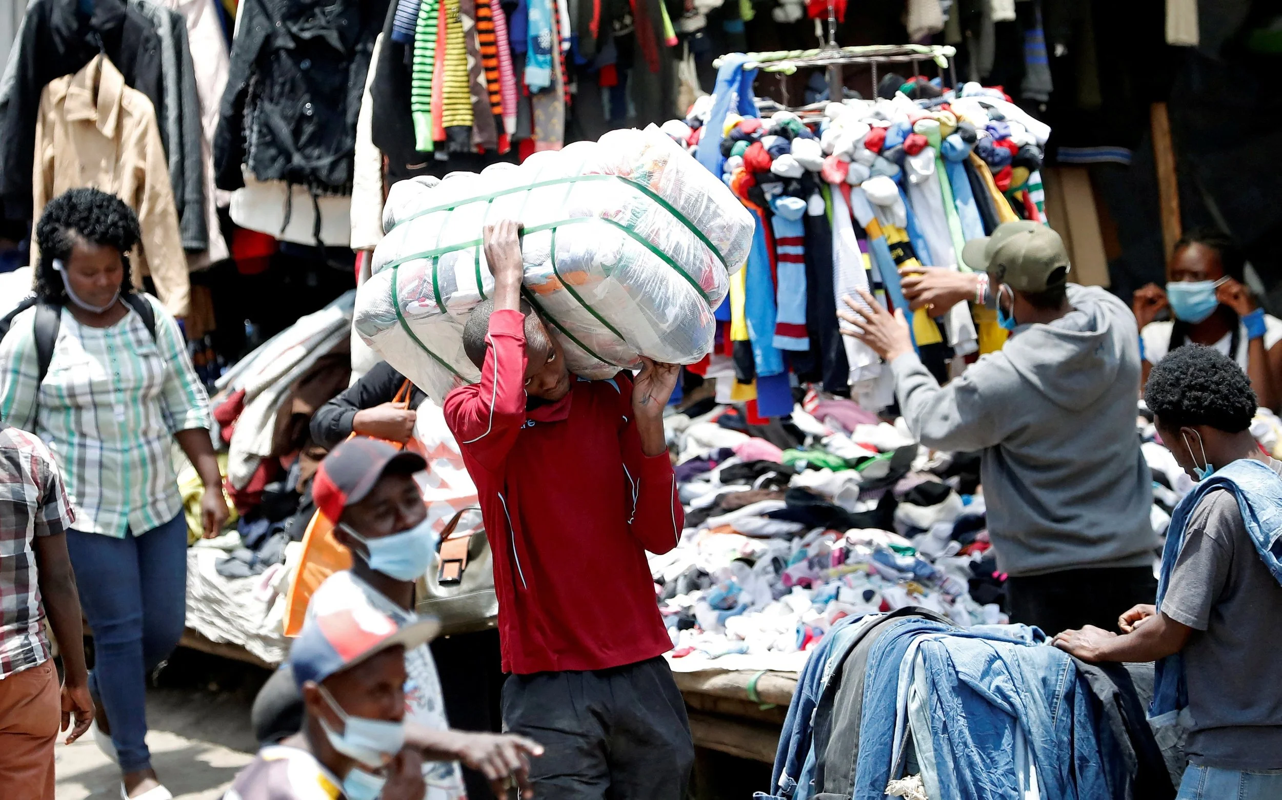 Exporting apparel to Europe.
