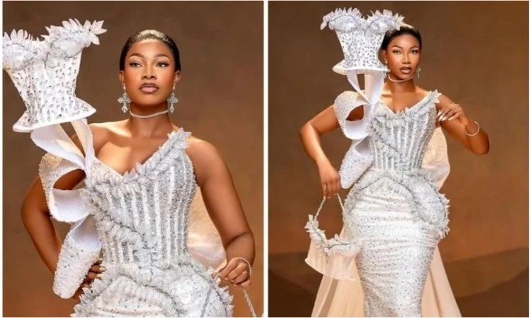 Tacha says her AMVCA dress costs over ₦100 million, see reactions