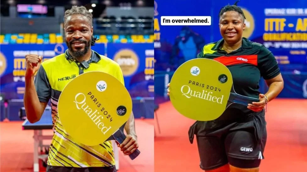 Paris 2024: Omotayo, Edem qualify for table tennis event