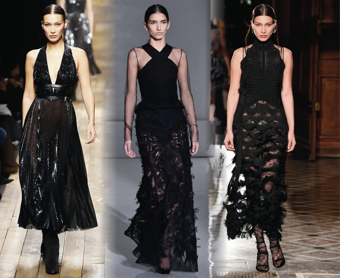 You can never go wrong with All Black Clothing.