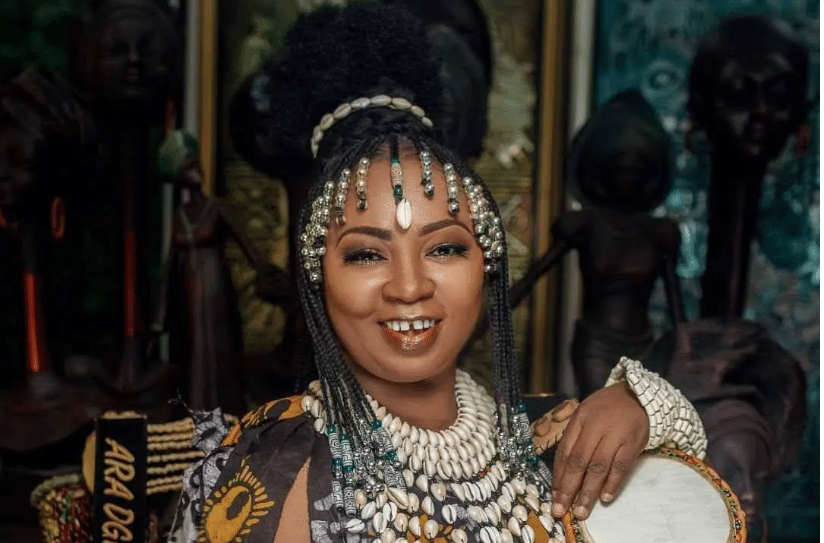 ‘I Broke That Jinx’ – Popular Female Drummer, Ara Speaks On Why Women Were Prevented From Playing Talking Drum
